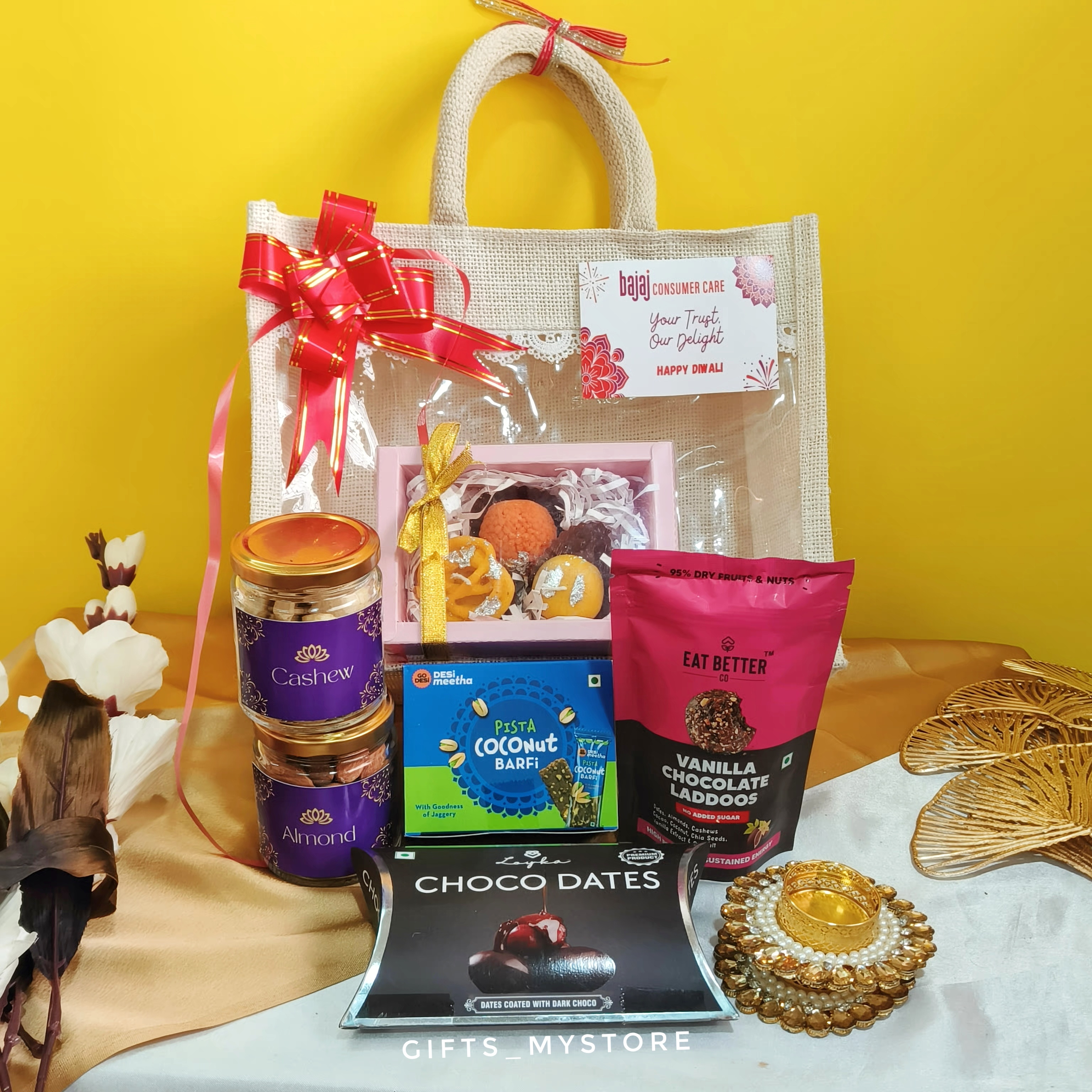 DIWALI GOODIES IN JUTE